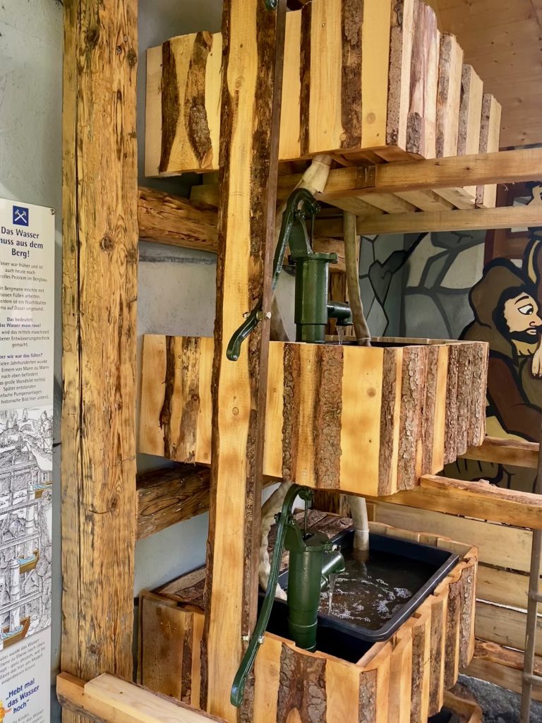 Wasserhebeanlage im Infopavillon